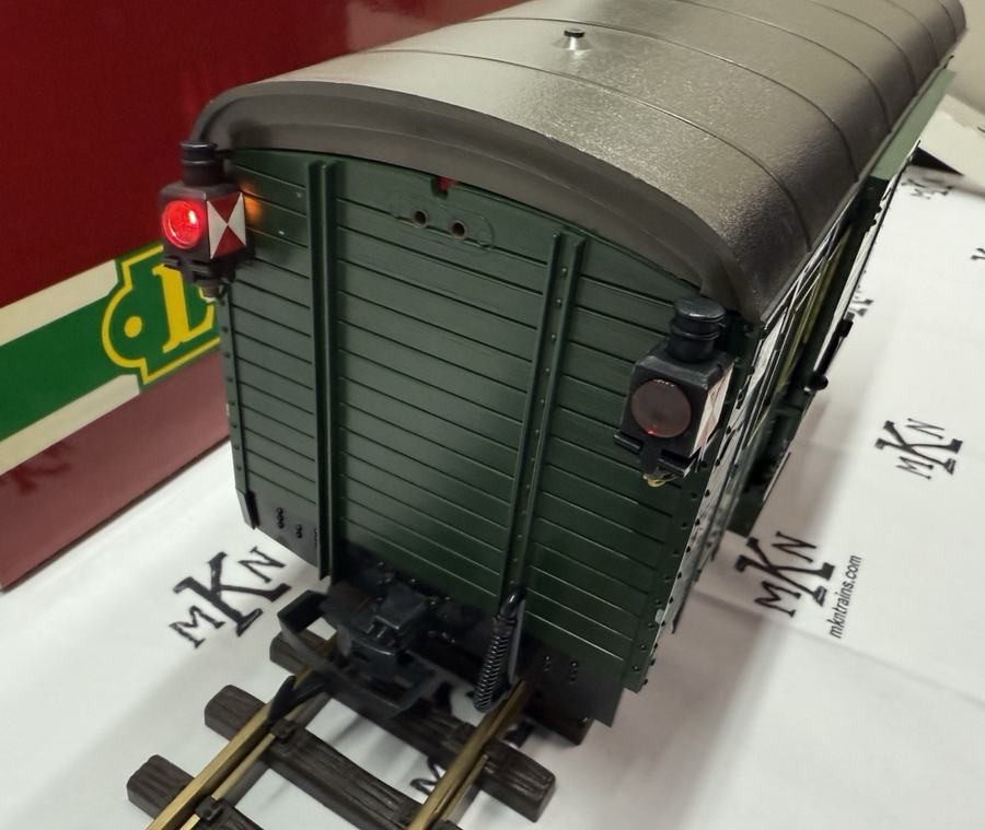 LGB 3019 G Scale Mail Post Car with Lights (Metal Wheels) EX/Box