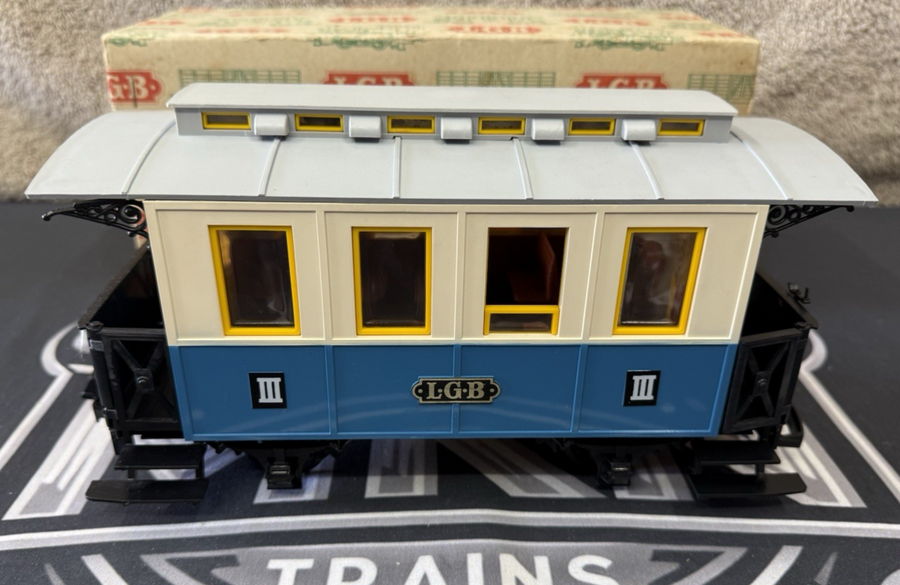LGB Lehmann #3012 3rd #3 Class Passenger Coach Car G Scale Early Years EX