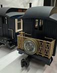 Bachmann 833 G Scale New Jersey Central Blue Comet Passenger Cars 2 pcs