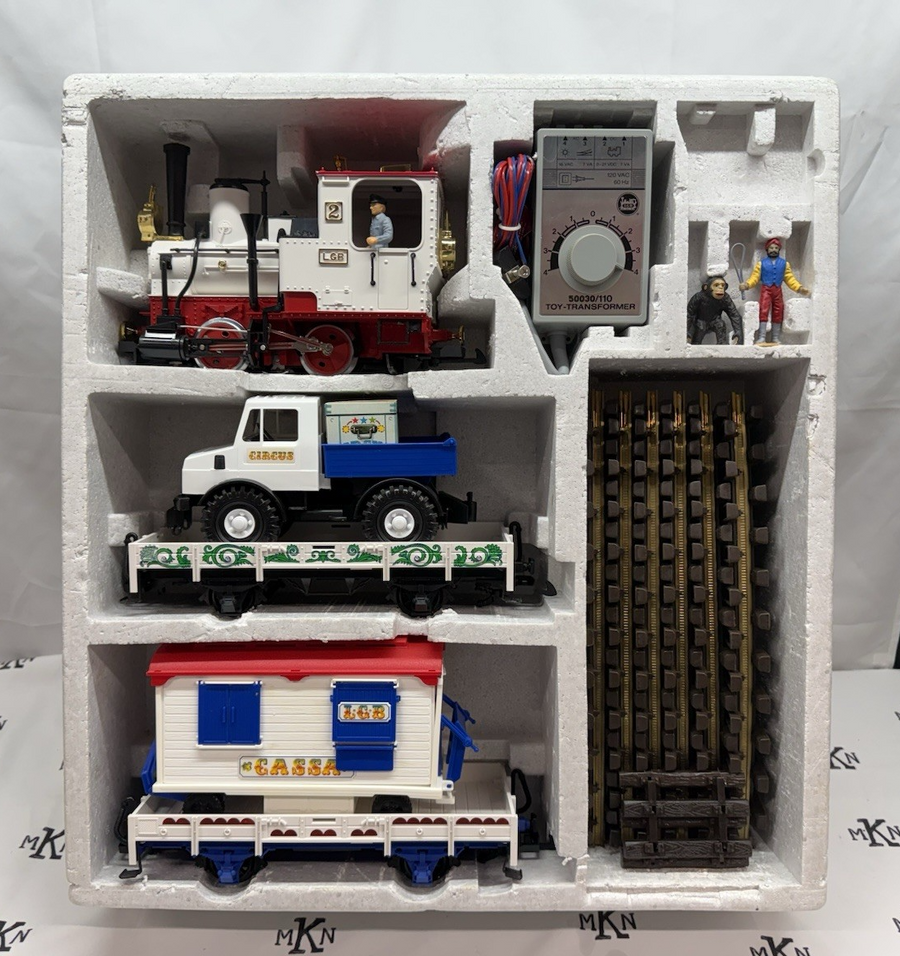 LGB 21988 Circus Train Starter Set Complete with track G Scale