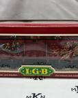 LGB 40217 Christmas Gondola Train Package Car G Scale