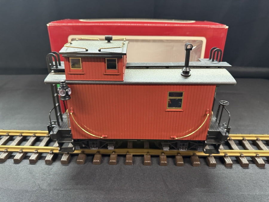 LGB 47655 Undecorated Short Caboose G Scale Metal Wheels Knuckles NIB Rare