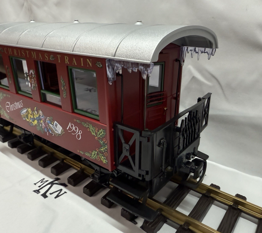 LGB 1998 LEHMANN The Big Train 36078 Christmas Passenger Car G Scale
