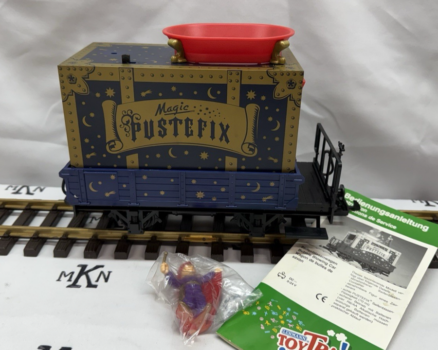 LGB Lehmann #94605 Magic Pustefix Operating Bubble Blowing Car G Scale LN
