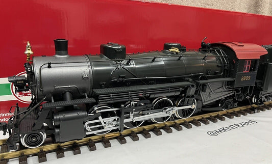 LGB 21872 G-Scale Pennsylvania RR Mikado 2-8-2 Locomotive w/ Tender + Sound LN