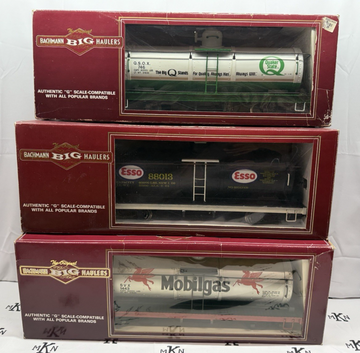 Bachmann Big Haulers Single Dome Tank Cars 3 Total Lot LN Metal wheels