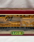 LGB 4042 G Scale Matra Yellow Construction Crane Car w/ Box