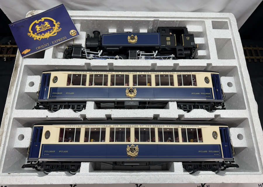 LGB 70685 ORIENT EXPRESS LTD EDITION SET W/ SOUND/Smoke/Lighted G Scale LN