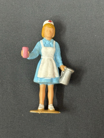 LGB G Scale LGB Standing Nurse in Blue Dress Figure