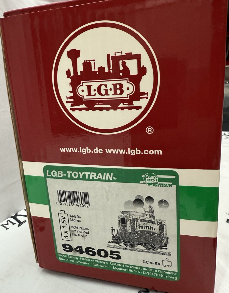 LGB Lehmann #94605 Magic Pustefix Operating Bubble Blowing Car G Scale LN