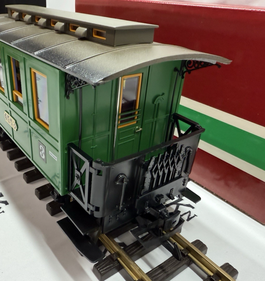 LGB 3010 Western 3rd Class Passenger Car New/Box/Sleeve G Scale