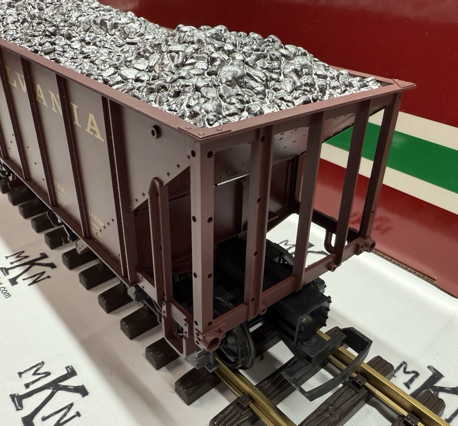 LGB 44760 PRR Pennsylvania Hopper w/ Coal Load LN/Box G Scale