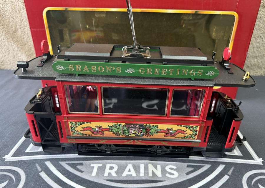LGB 2036 Christmas Season Greetings Trolley Anniversary Set Tested LN/Box