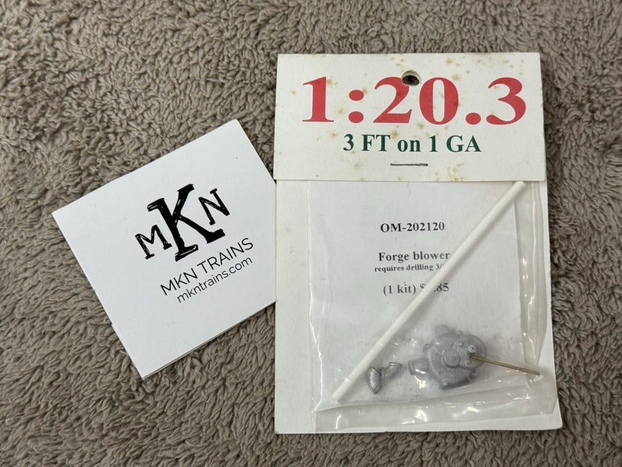 Ozark Miniatures OM-202120 Forge Blower New Package G 1:20 SCALE