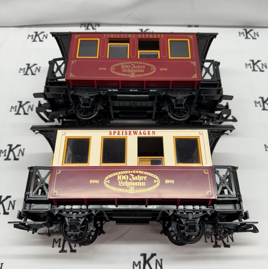 LGB  100 Year Anniversary Red Starter Set LN/Box No Transformer/No Track G Scale