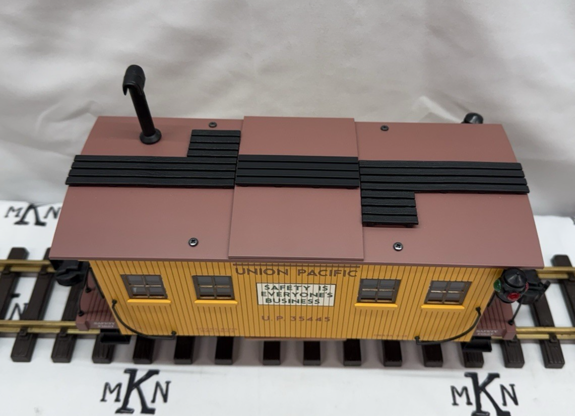 ARISTO CRAFT 46953 UNION PACIFIC TRACK CLEANING CABOOSE W/ METAL WHEEL ...