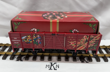 LGB 40217 Christmas Gondola Train Package Car G Scale