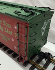 USA Trains R-13011 Christmas "Are You On My List" 1993 Reefer Metal Wheels G