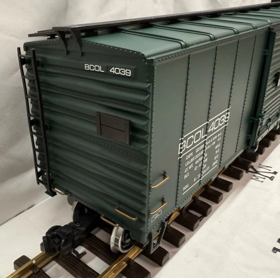 Aristo-Craft 46058 British Columbia Boxcar #4039 Metal Wheels G Scale