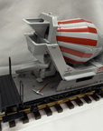 LGB 4055 G Scale L.G. Beton Cement Mixer Freight Car Gray/Red/White