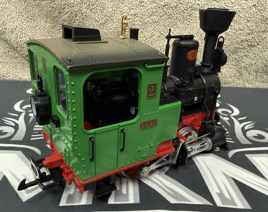 LGB LEHMANN 20212 G Scale 0-4-0 Steam Locomotive With Smoke/Sound Tested LN