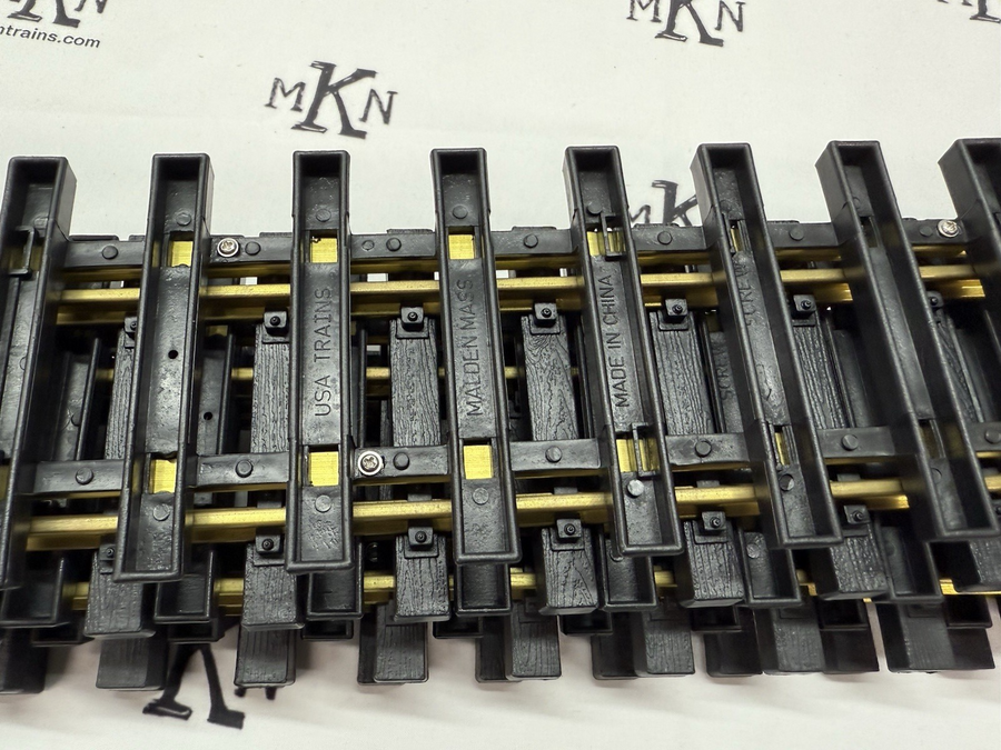 USA TRAINS R81065 BRASS 60 INCH STRAIGHT TRACK 6 total 5-foot Sections G Scale