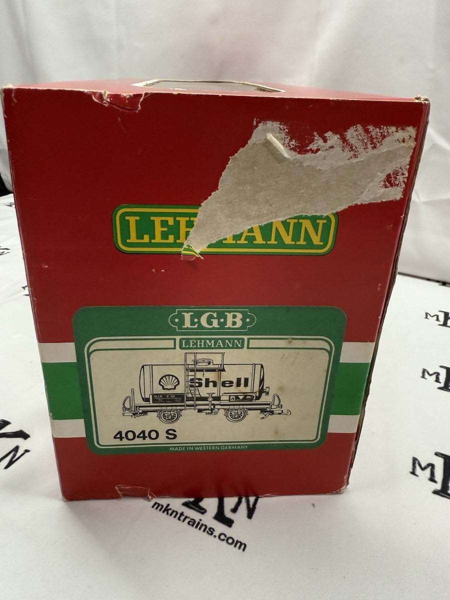 LGB 4040 S Shell Tanker Train Car G Scale