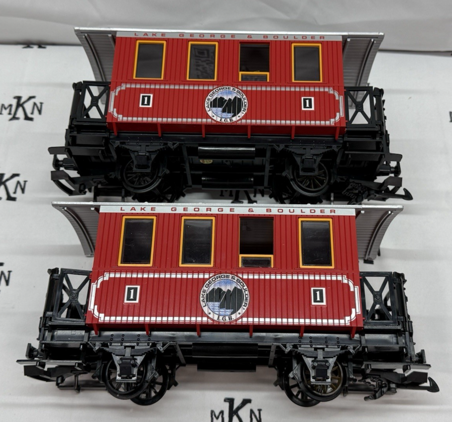 LGB 25301 G Scale Lake George & Boulder G Gauge Steam Passenger Train Set Only