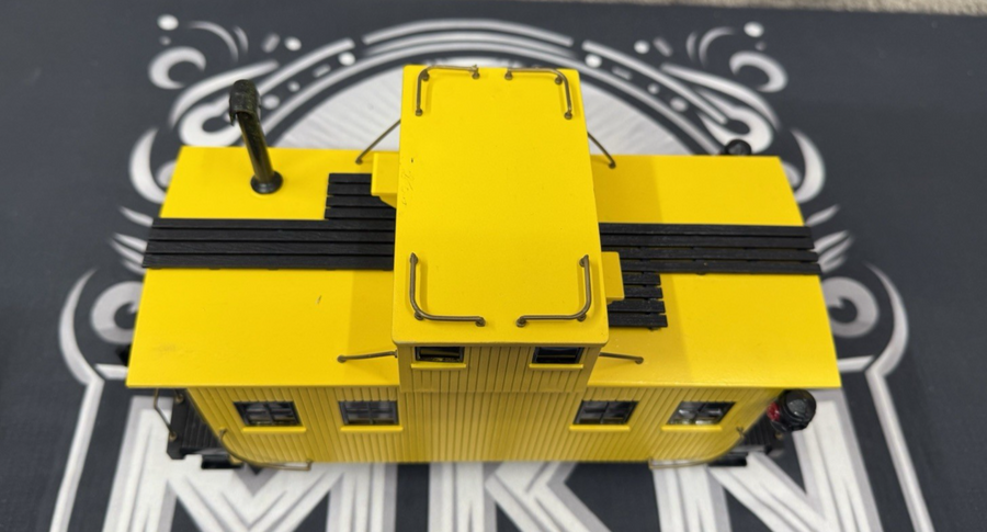 Aristo Craft Bobber Caboose Custom Yellow Paint Undecorated G Scale EX