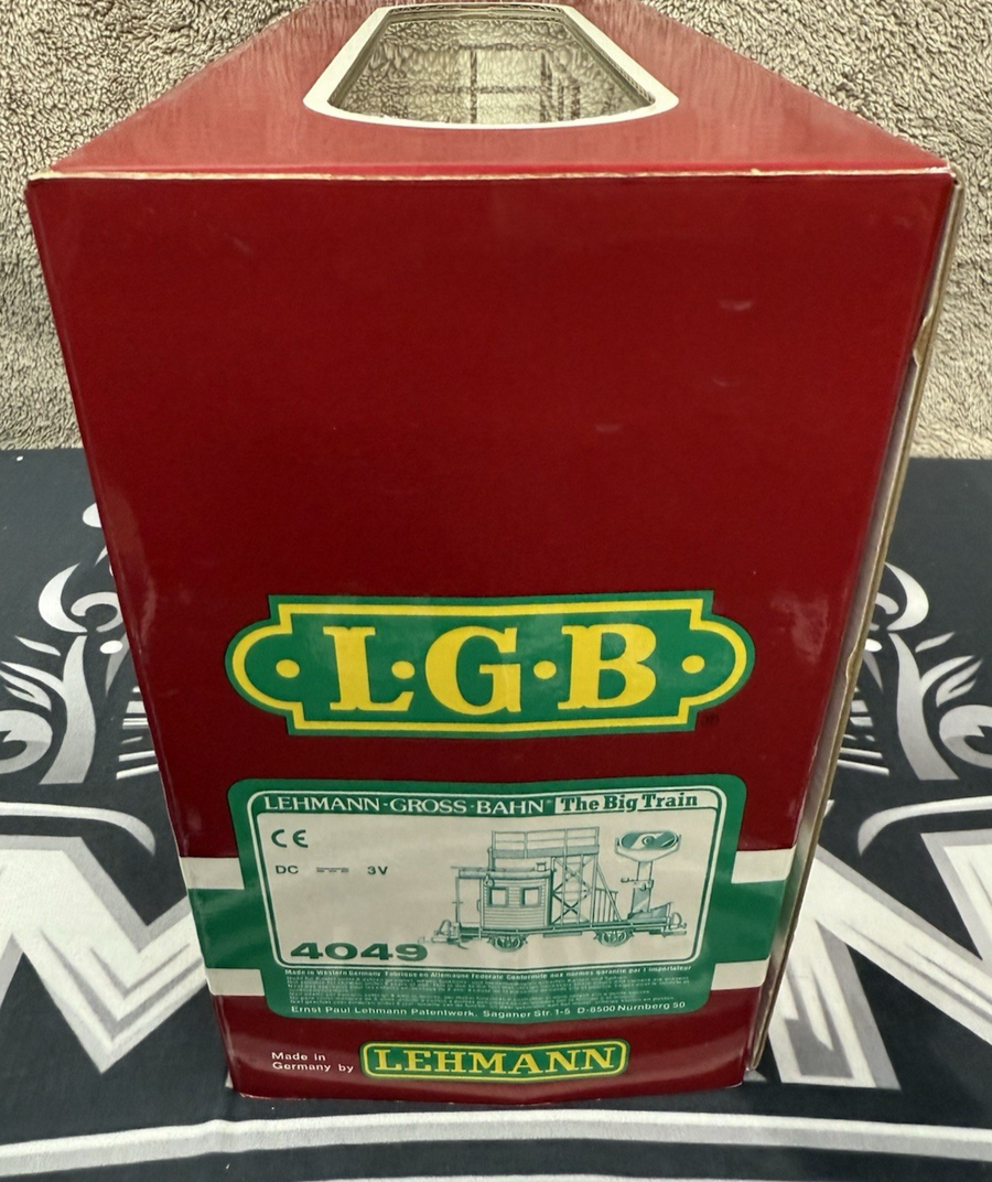 LGB 4049 Maintenance Car w/ Searchlight Metal Wheels G Scale LN/Box