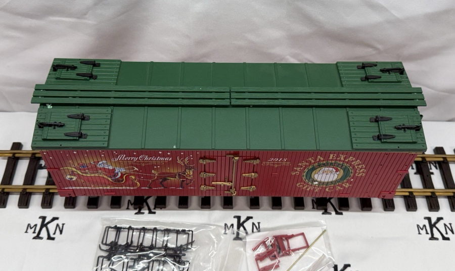USA Trains R13031 Merry Christmas 2013 Reefer Car Santa Express G Scale