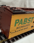 LGB 4074 G Scale Pabst Milwaukee Reefer with Ball Bearing Metal Wheels LN/Box
