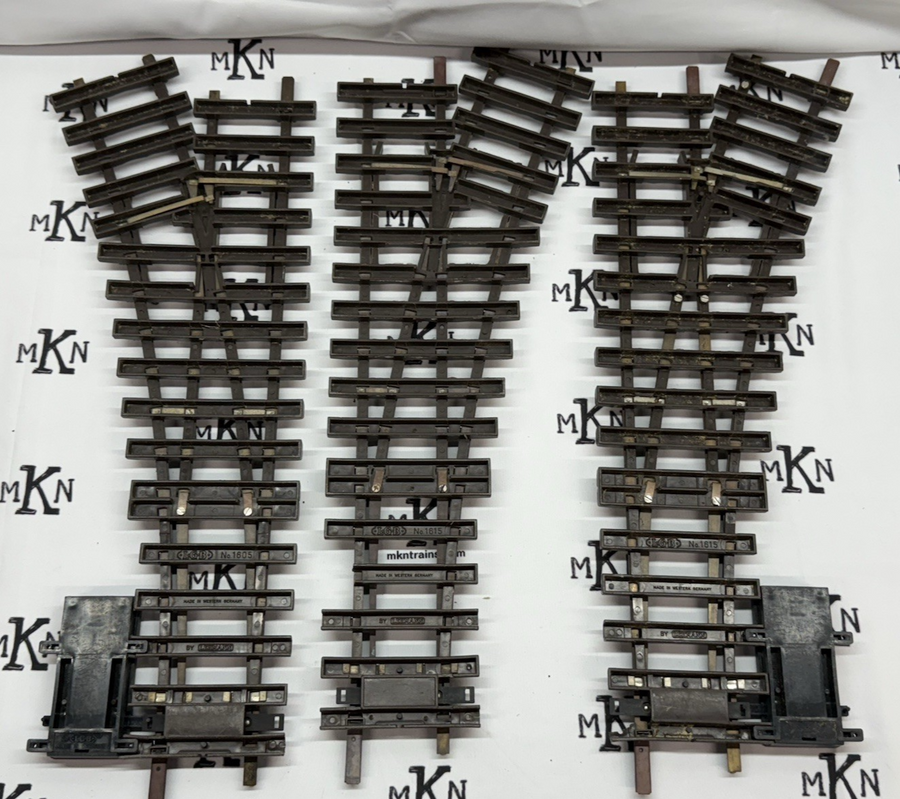 LGB 16050 16150 x3 Left and Right Turnout Switch Electric Manual Used VG G Scale