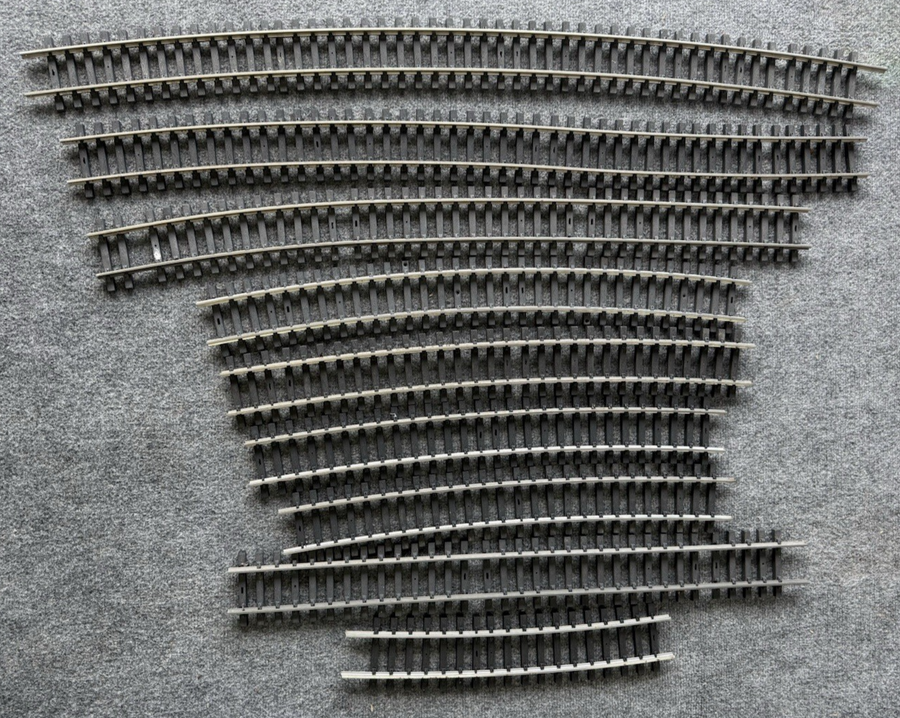 Aristo-Craft Straight Track (9) Mixed Lot Stainless Steel G Scale Excellent Used