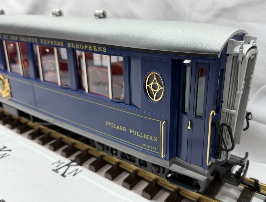 LGB 31655 G SCALE ORIENT EXRESS 1st CLASS SALON CAR Lighted LN/Box/Inserts (#1)