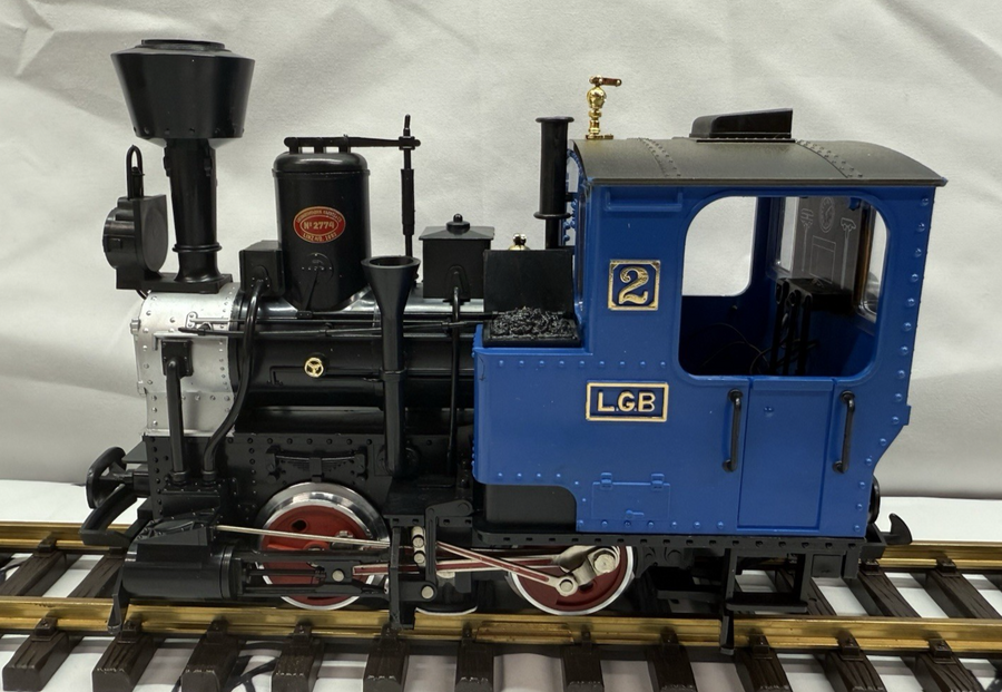 LGB 20301BZ The Blue Train Starter Set G Scale Complete LN with Track