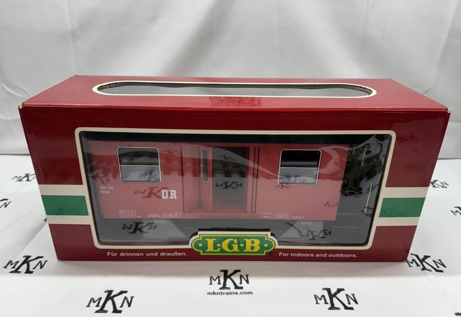 LGB 40520 DR RED Baggage Car G Scale Brand New