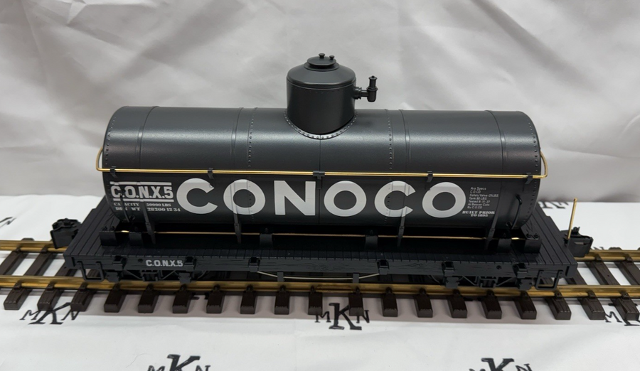 LGB 4080 Conoco Tank Car Metal Wheels Metal Wheels LGB Knuckles G Scale