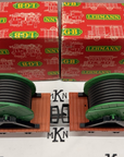 LGB 4046 CABLE REEL FLAT CAR GREEN (2 total) G SCALE