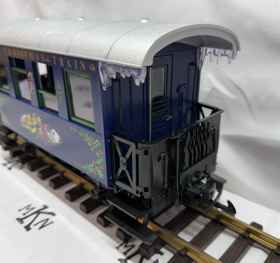 LGB 35073 Blue Christmas Coach, Collection Item G Scale