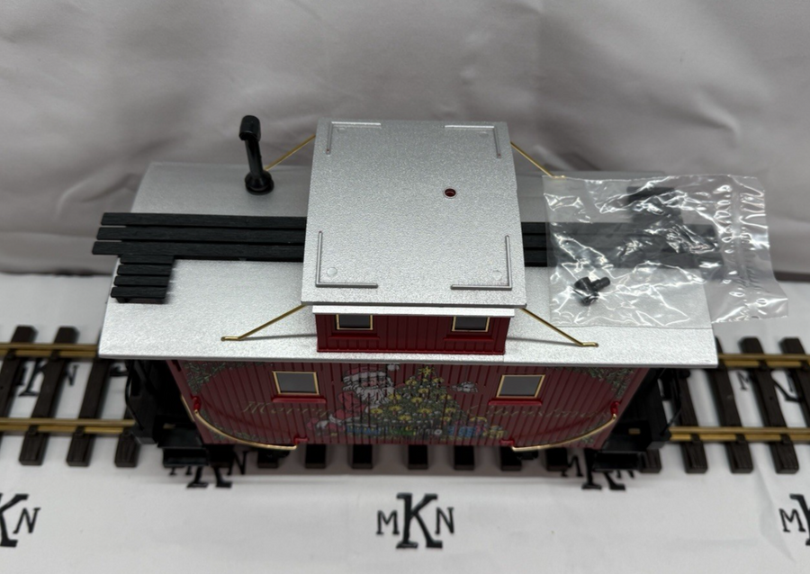 LGB 44650 Christmas Santa Tree Train Caboose G Scale