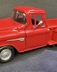 1958 CHEVROLET APACHE FLEETSIDE PICKUP RED 1/24 DIECAST MODEL BY MOTORMAX 79311