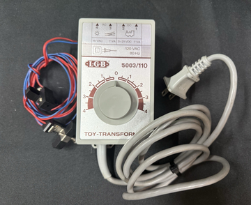 LGB Train Transformer 5003/110 G scale New in Box Tested with Track Leads