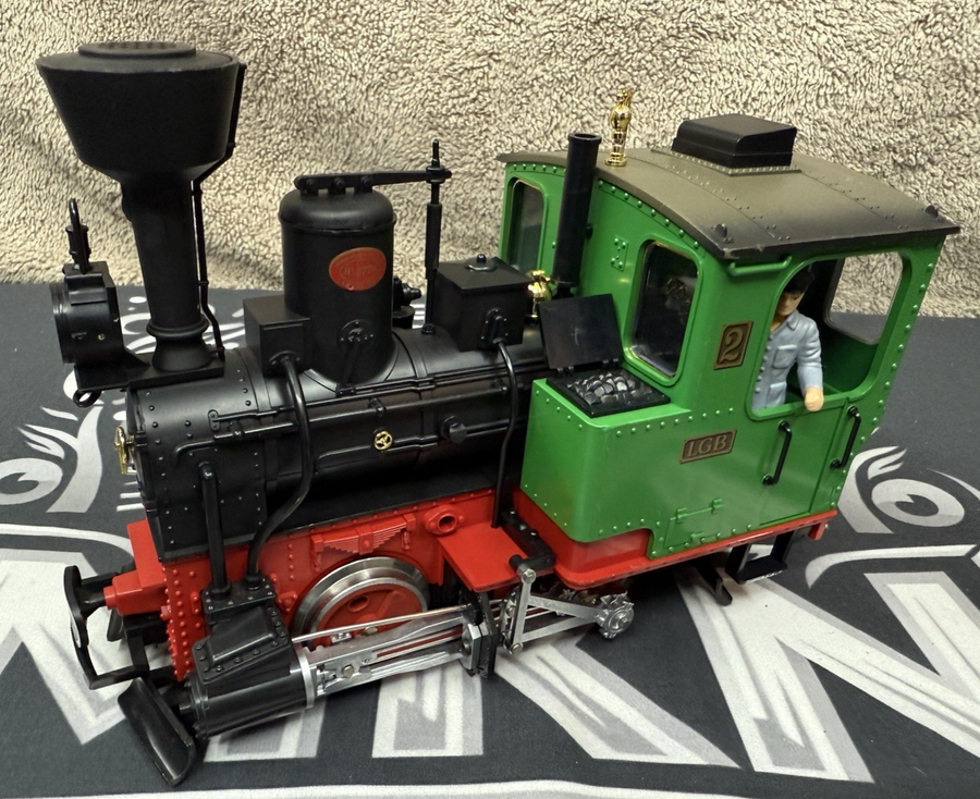 LGB LEHMANN 20212 G Scale 0-4-0 Steam Locomotive With Smoke/Sound Tested LN