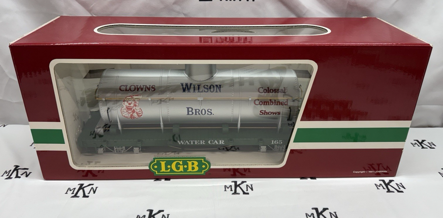 LGB 4080 DG Wilson Bros. Circus Train "Clowns" Water Tank Car G Scale