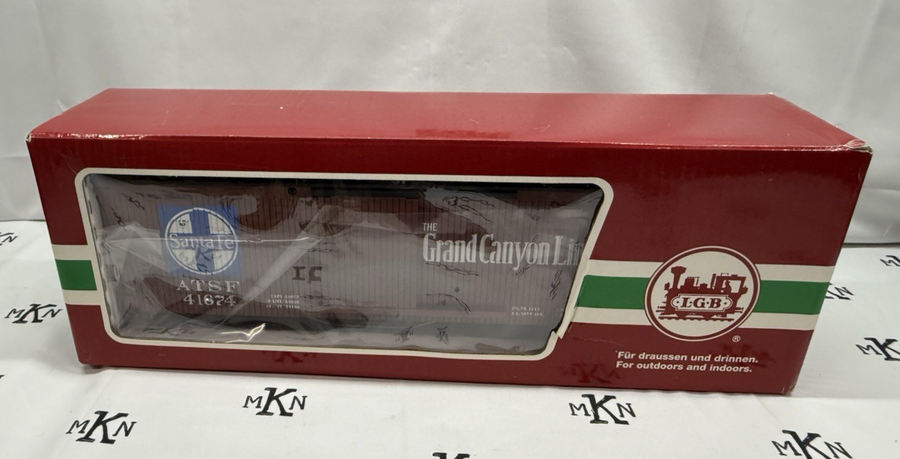 LGB 41674 Santa Fe Grand Canyon Line Box Car CLUB Members NIB/Sleeve G Scale