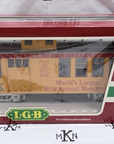 LGB 4075 DG Wilson Brothers Circus Car Drovers Caboose New/Box/Sleeve