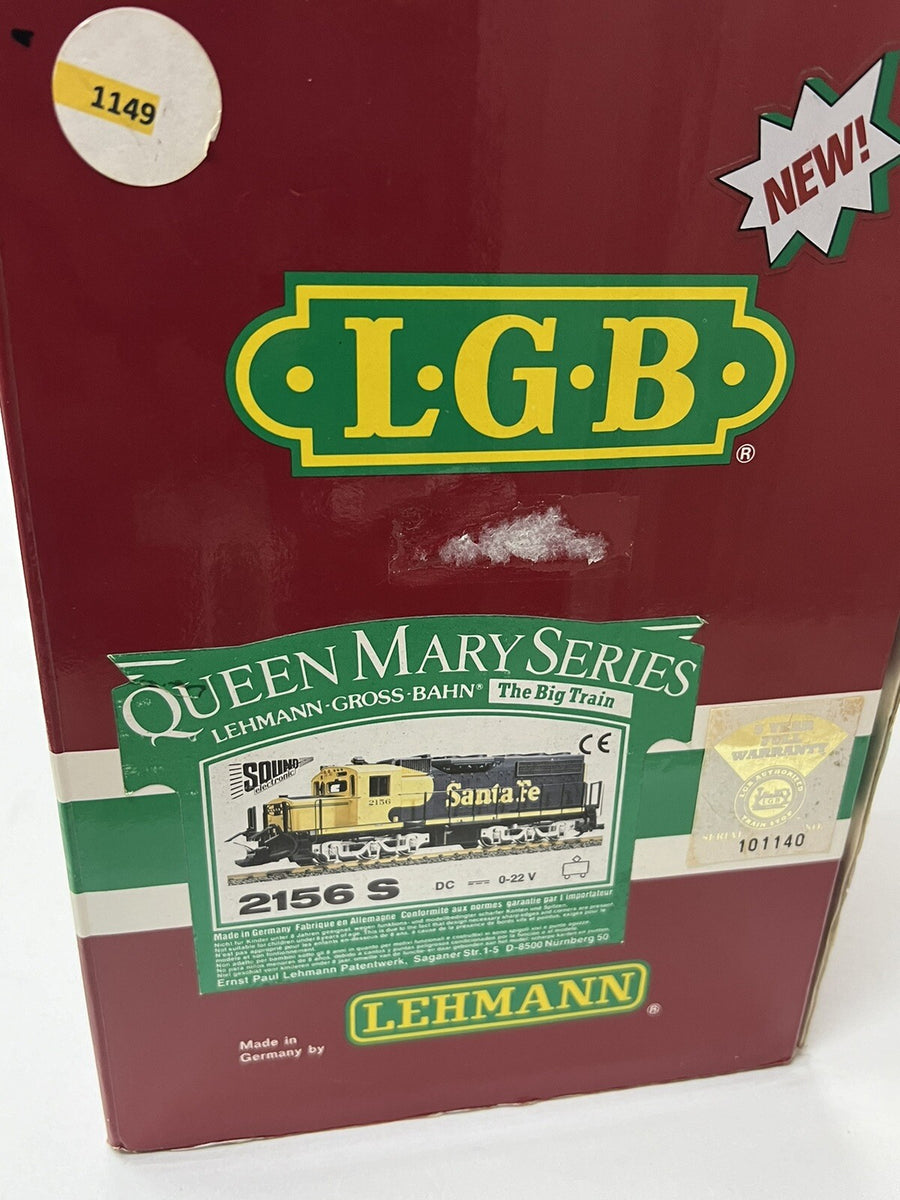LGB QUEEN MARY SERIES 2156S DIESEL LOCOMOTIVE G Scale Brand NEW