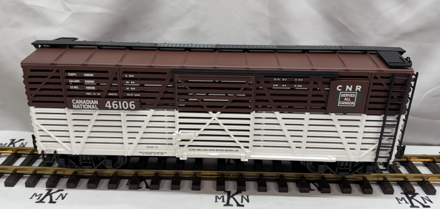 Aristo Craft Art 46104A CNR Canadian National Stock Car #46106 NIB