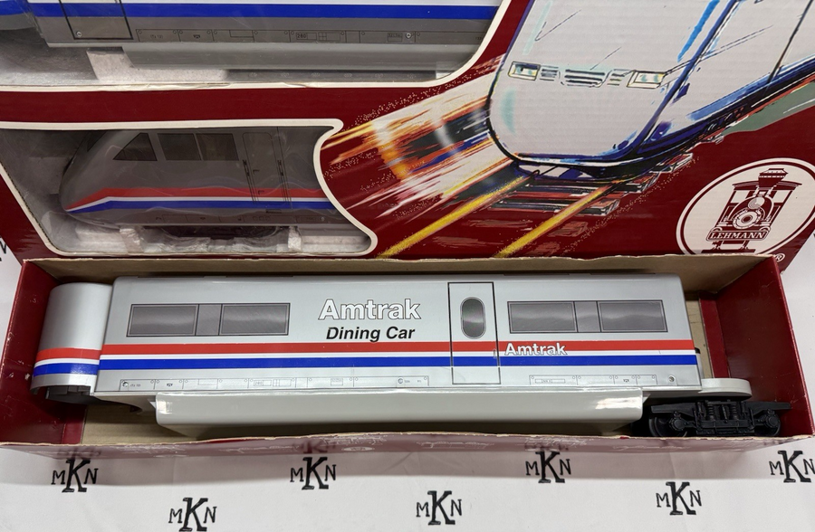 LGB 91950 Amtrak Bullet Train Plus Dining Car 91954 G Scale
